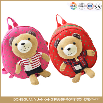 Mini sac à dos mignon d&#39;ours de peluche de la coutume 20cm mignon pour des enfants